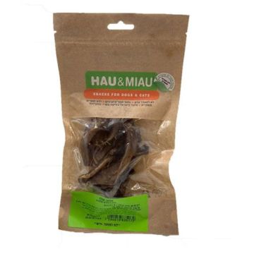 Hau&Miau האו מיאו  חטיף בשר לכלב אוזני טלה מיובשות - 3 יחידות