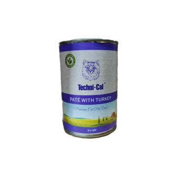 Techni-Cal טכניקל 400 גר' מזון מזון רטוב (שימורים) לחתולים בוגרים בטעם הודו