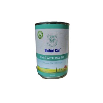 Techni-Cal טכניקל 400 גר' מזון מזון רטוב (שימורים) לחתולים בוגרים בטעם ארנבת