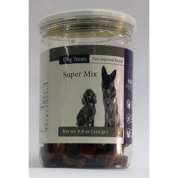 iDog איידוג 250 גרם חטיף בשר רך לכלבים בטעמים מעורבים (מיקס)