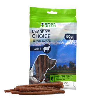 Leader’s Choice לידר צ'ויס 80 גרם חטיף לכלב מקלוני כבש