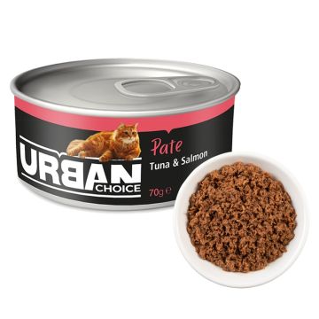 אורבן צ'ויס מרקם פטה טונה וסלמון 70 גר'