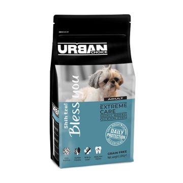 URBAN CHOICE אורבן צ'ויס 2.5 ק"ג מזון יבש היפואלרגני לכלבים מגזע קטן (דגי אוקינוס)