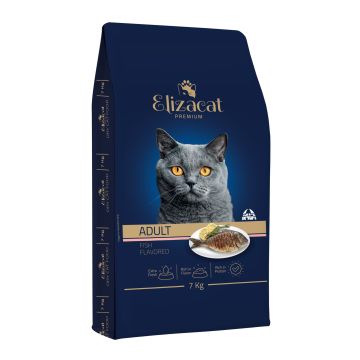 Elizacat אליזקט 7 ק"ג מזון יבש לחתולים בוגרים בטעם דגים