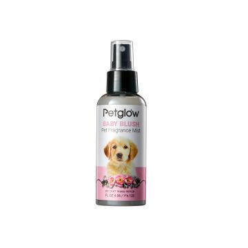 PetGlow פט גלואו 120 מ"ל ספריי 2 ב-1 מבשם ומחליק - בייבי בלאש