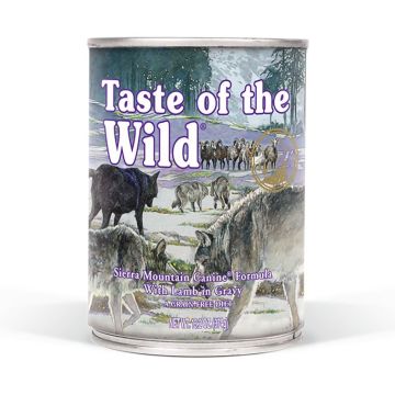 Taste of the Wild טייסט אוף דה ווילד 390 גרם מזון מזון רטוב (שימור) לכלב בטעם כבש