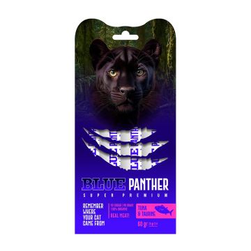 BluePanther בלו פנתר 60 גרם שלוק פרמיום לחתול טונה וטאורין