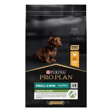 ProPlan פרופלאן 3 ק"ג מזון יבש לכלבים גורים מגזע קטן בטעם עוף (אופטיסטרט סמול & מיני פאפי)