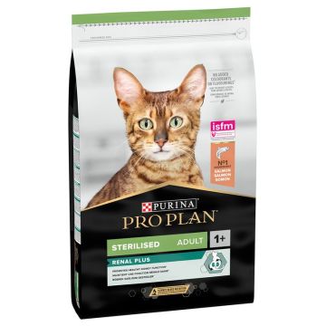 ProPlan פרופלאן 10 ק"ג מזון יבש לחתולים בוגרים ומעוקרים בטעם סלמון (סטרילייזד)