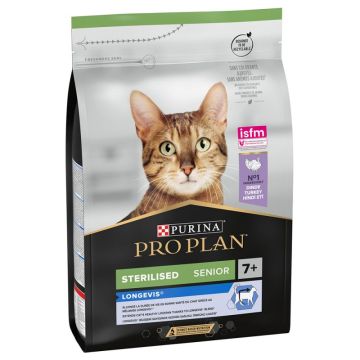 ProPlan פרופלאן 3 ק"ג מזון יבש לחתולים בוגרים 7+ ומסורסים  (סטרילייזד אדולט 7+)