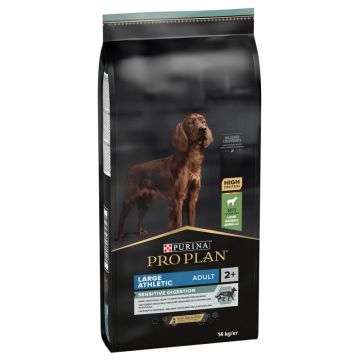 ProPlan פרופלאן 14 ק"ג מזון יבש לכלבים בוגרים מגזע גדול בטעם כבש (אופטידייג'סט)