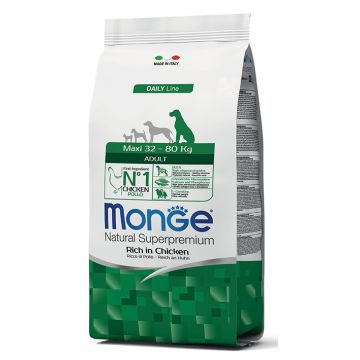 MONGE מונג 12 ק"ג מזון יבש לכלבים בוגרים מגזע גדול (אדולט מקסי)