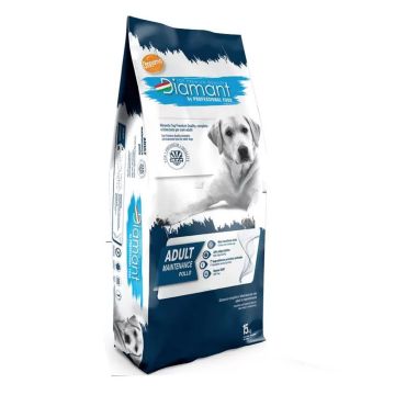 Diamant דיאמנט 15 ק"ג מזון יבש לכלבים בוגרים בטעם עוף והודו (אדולט)