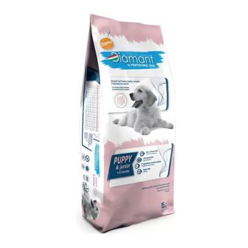 Diamant דיאמנט 15 ק"ג מזון יבש לכלבים גורים בטעם עוף (פאפי)