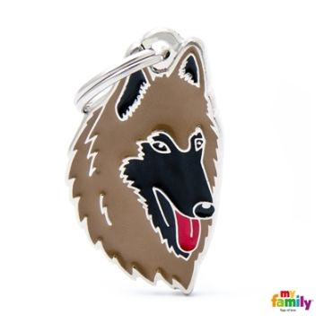 תג שם BELGIAN SHEPHERD-MF83
