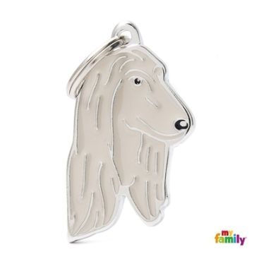 תג שם AFGHAN HOUND-MF58N