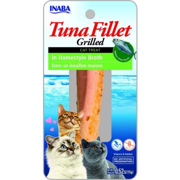 Inaba Ciao אינאבה צ'או 15 גרם חטיף לחתולים פילה טונה (טבעי)